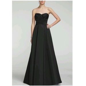 Prom Time! David’s Bridal Strapless Gown